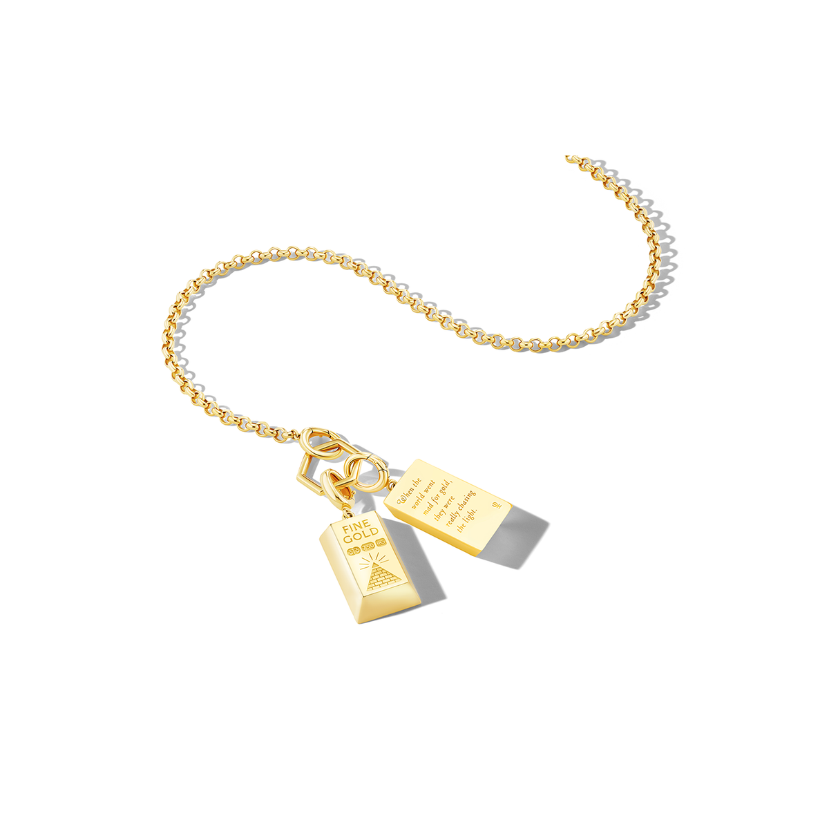 Harwell Godfrey Fine Gold Bar Charm