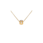 Caroline Ellen Wide Rounded Rondelle with Star Set Diamonds