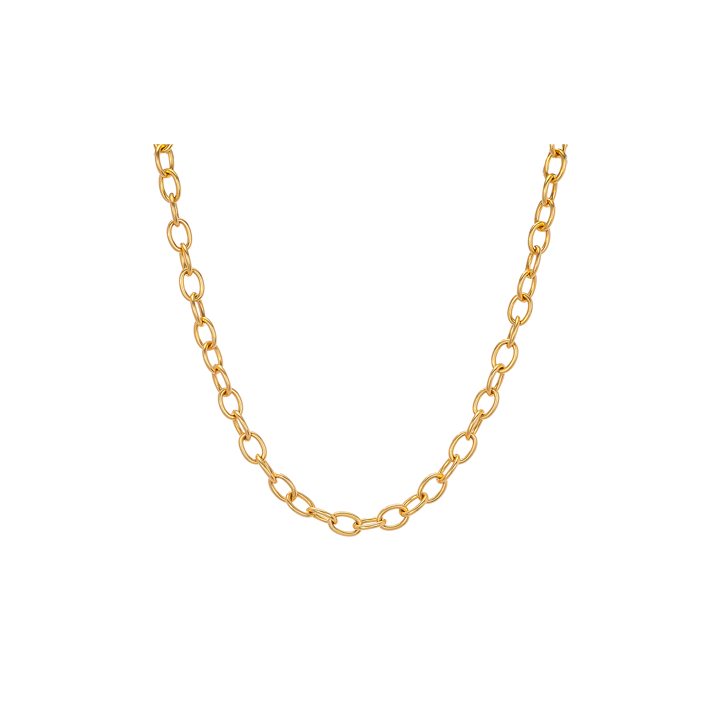 Caroline Ellen Chunky Oval Link Chain