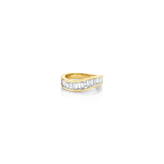 Anita Ko Baguette Diamond Wave Ring