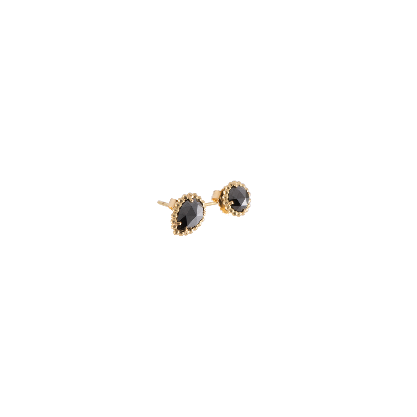 Sylva & Cie Black Diamond Mixed Shape Earrings