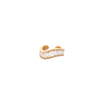 Anita Ko Baguette Diamond Wave Ear Cuff