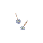 Irene Neuwirth One-of-a-kind 'Tropical Flower' Jeweled Hoops