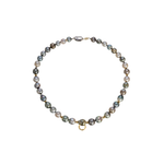 Milamore 'Kintsugi' Noir Pearl Necklace