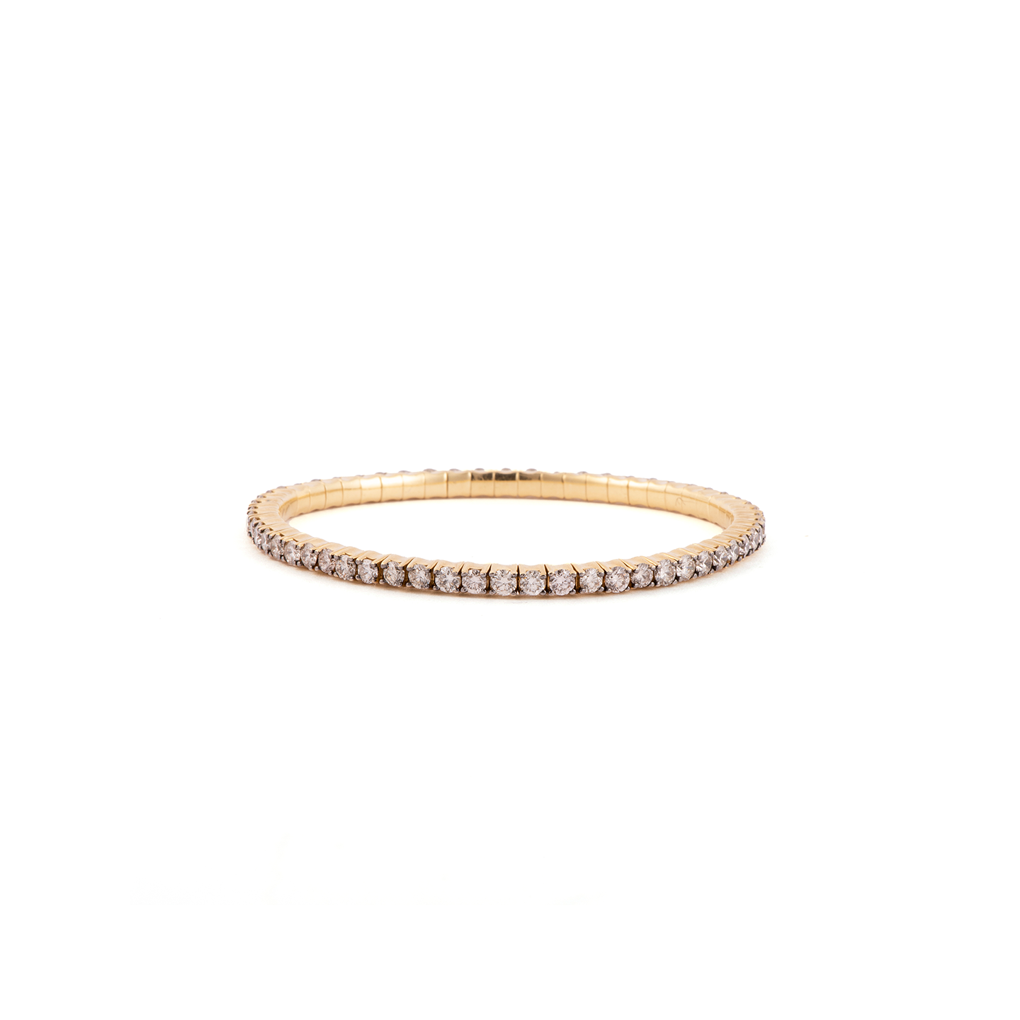 Sylva & Cie Champagne Diamond Stretch Bracelet