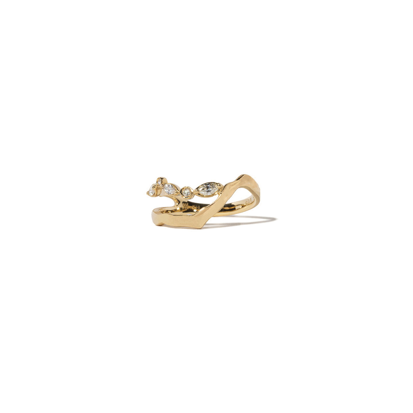 Milamore 'Kintsugi' Float Diamond Ring I – The Loupe Jewelry