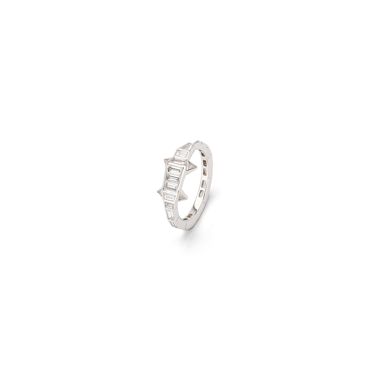 Bibi Van Der Velden Diamond Alligator Ring