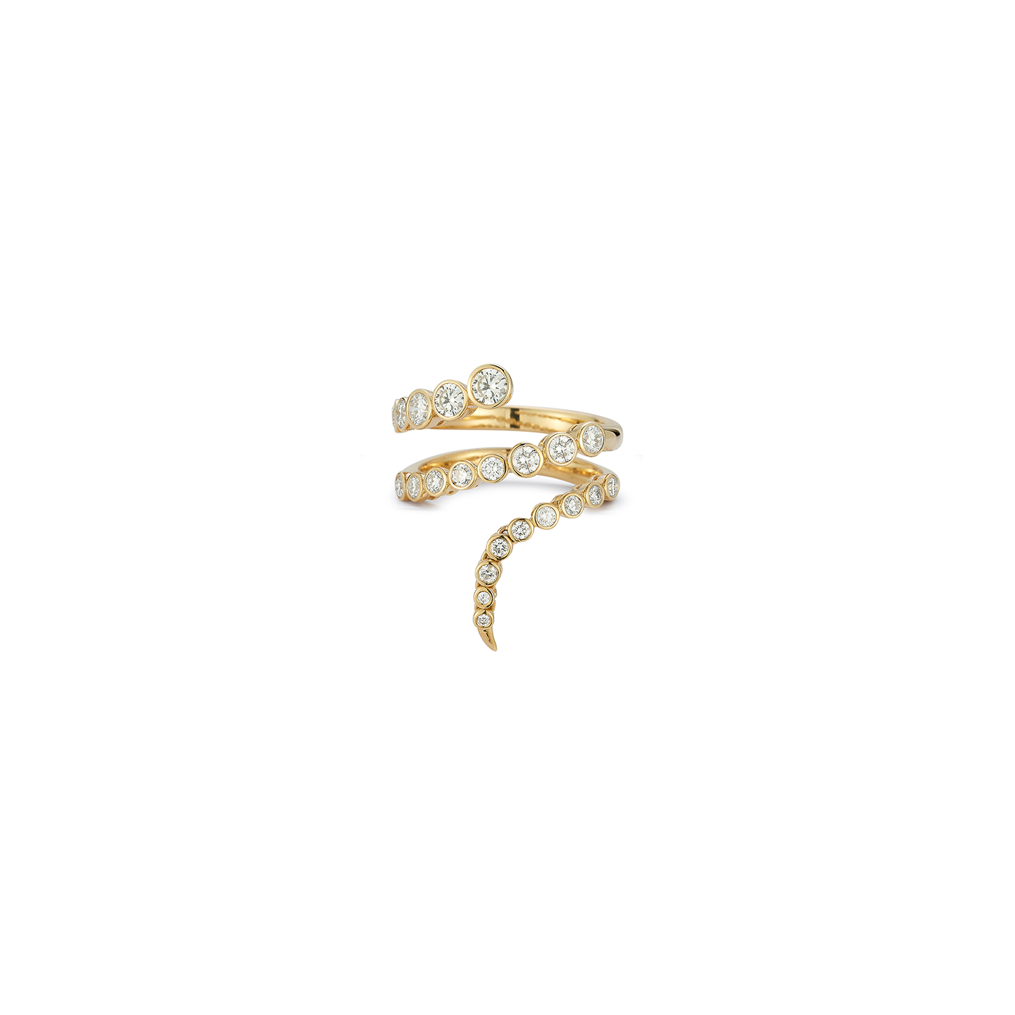 Ondyn Radiance Coil Diamond Ring