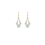 Fernando Jorge 'Surround' Gravity Small Earrings with Milky Aquamarine