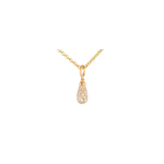 Caroline Ellen Pave Diamond Drop Necklace