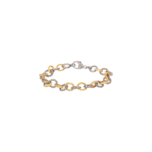 Sylva & Cie Pirate Two Tone Link Bracelet