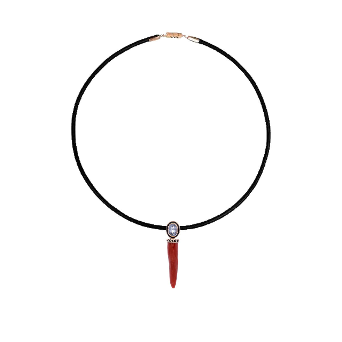 Dezso Cornetto Charm with Sapphire