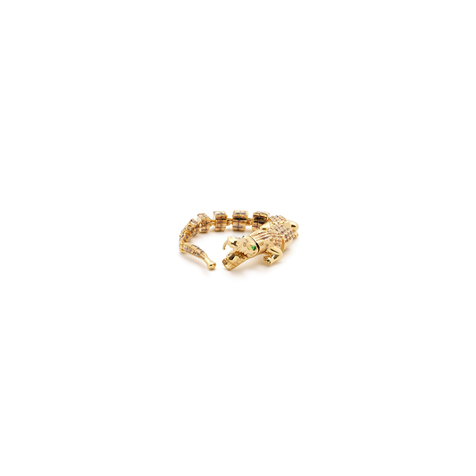 Bibi Van Der Velden Alligator Vertebrae Ring