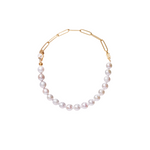 MIlamore Classic Pearl Duo Chain Bracelet