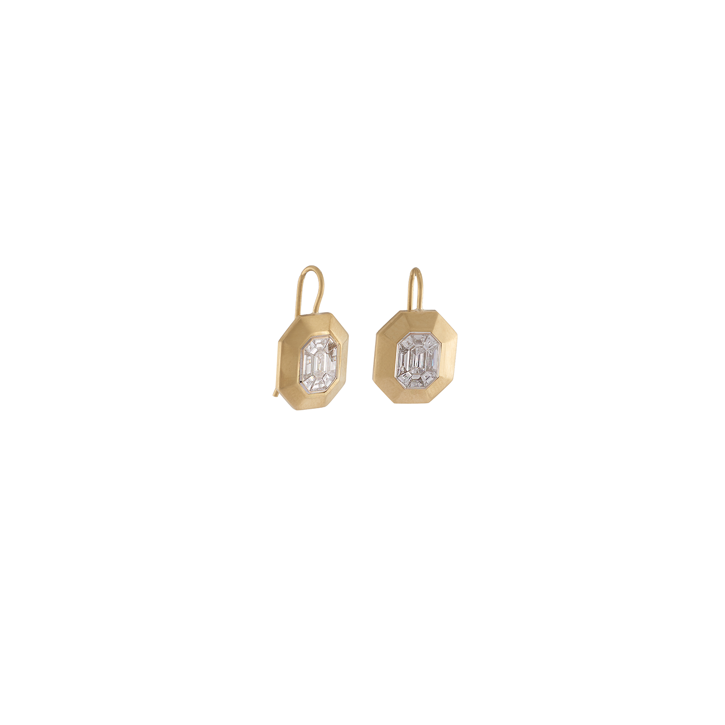 Sylva & Cie Mosaic Framed Earrings