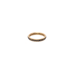 Caroline Ellen Narrow Pave Black Diamond Ring