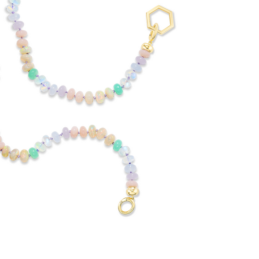 Harwell Godfrey Open Bail Pastel Bead Foundation Necklace