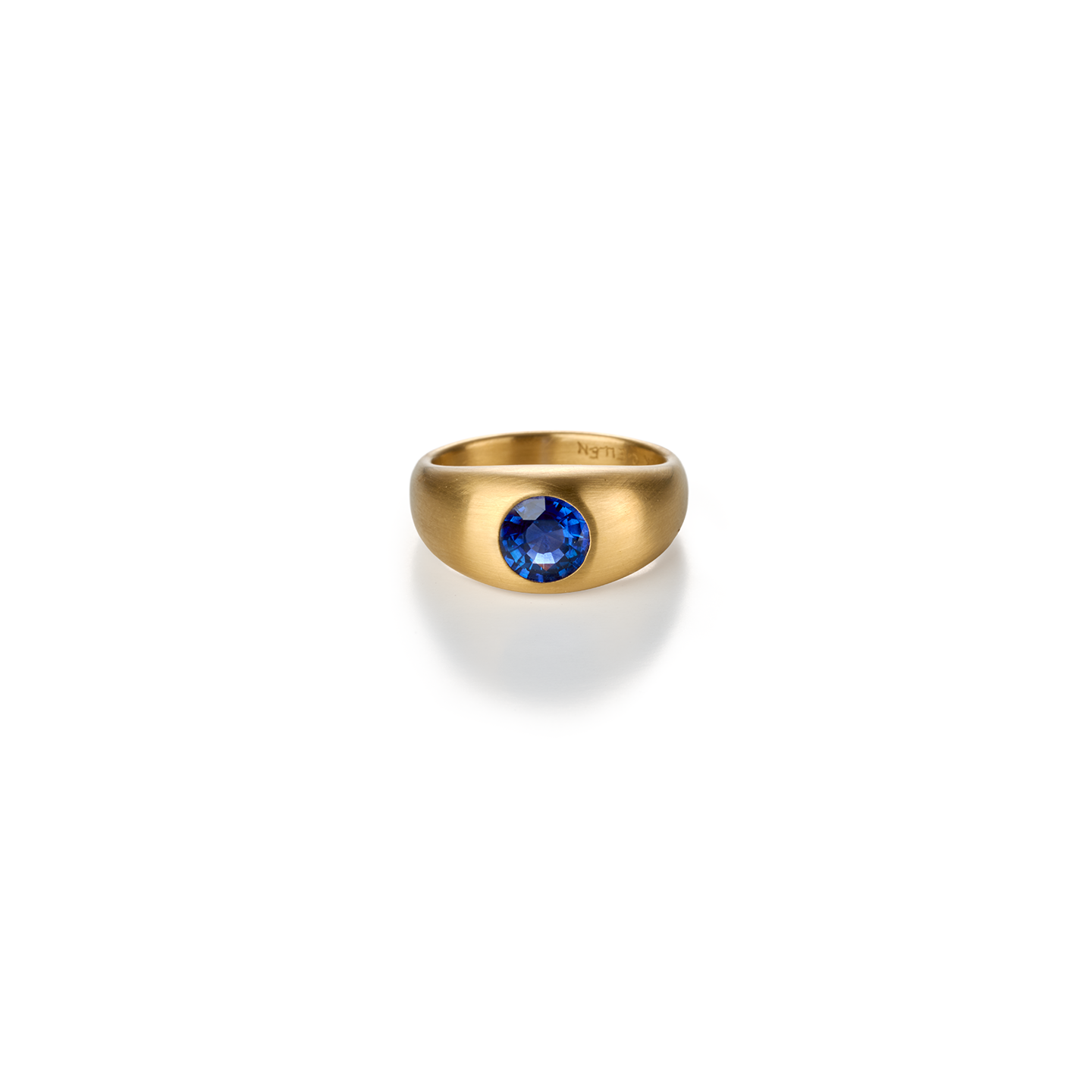 Caroline Ellen Sapphire Signet Ring
