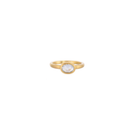 Caroline Ellen Oval Rose-Cut Diamond Ring