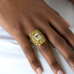 VRAM One-of-a-Kind Topo Sapphire Ring