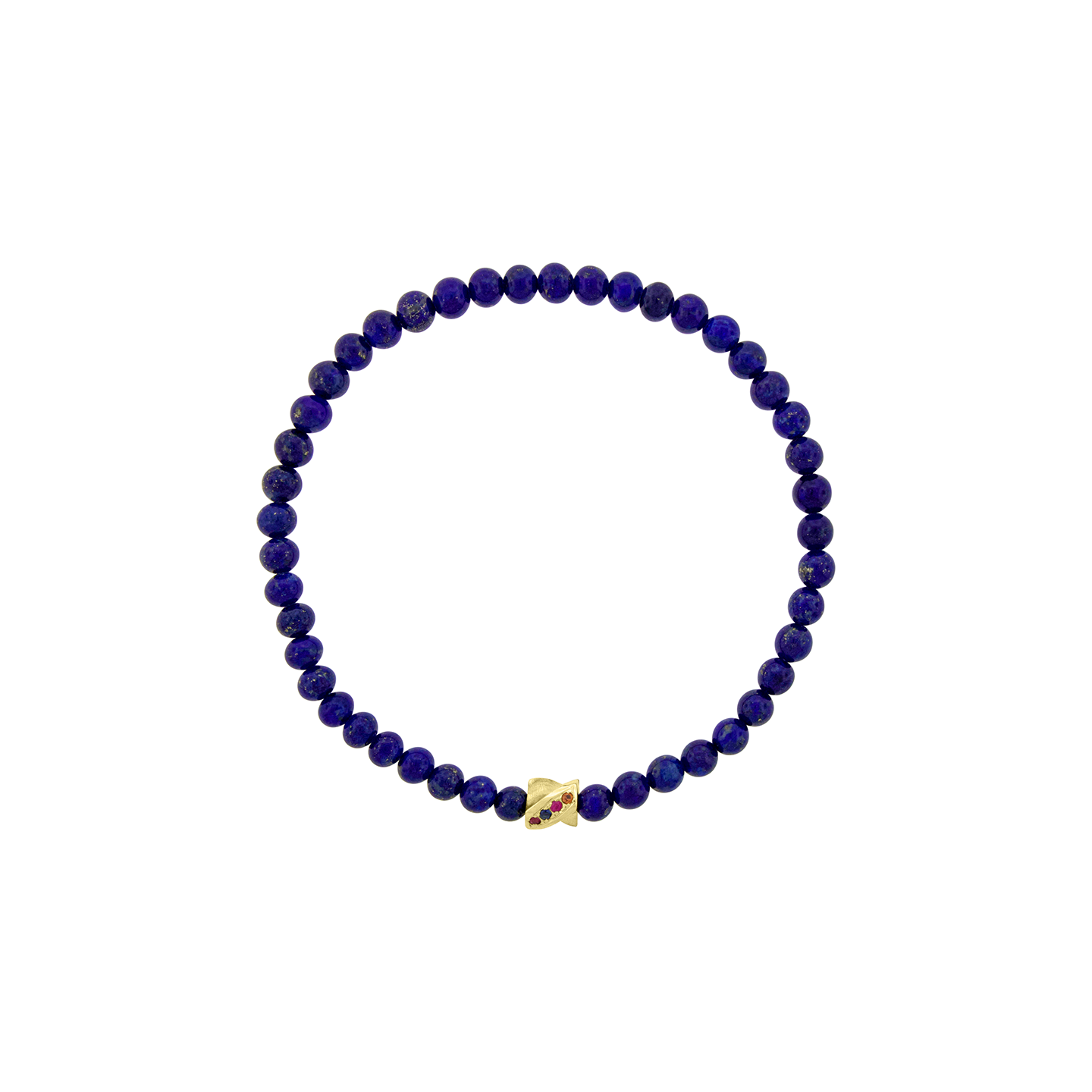 Luis Morais Small Drill Bit on Gemstone Beaded Bracelet