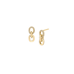 Lizzie Mandler Petite Link Drop Earrings with Pave Link