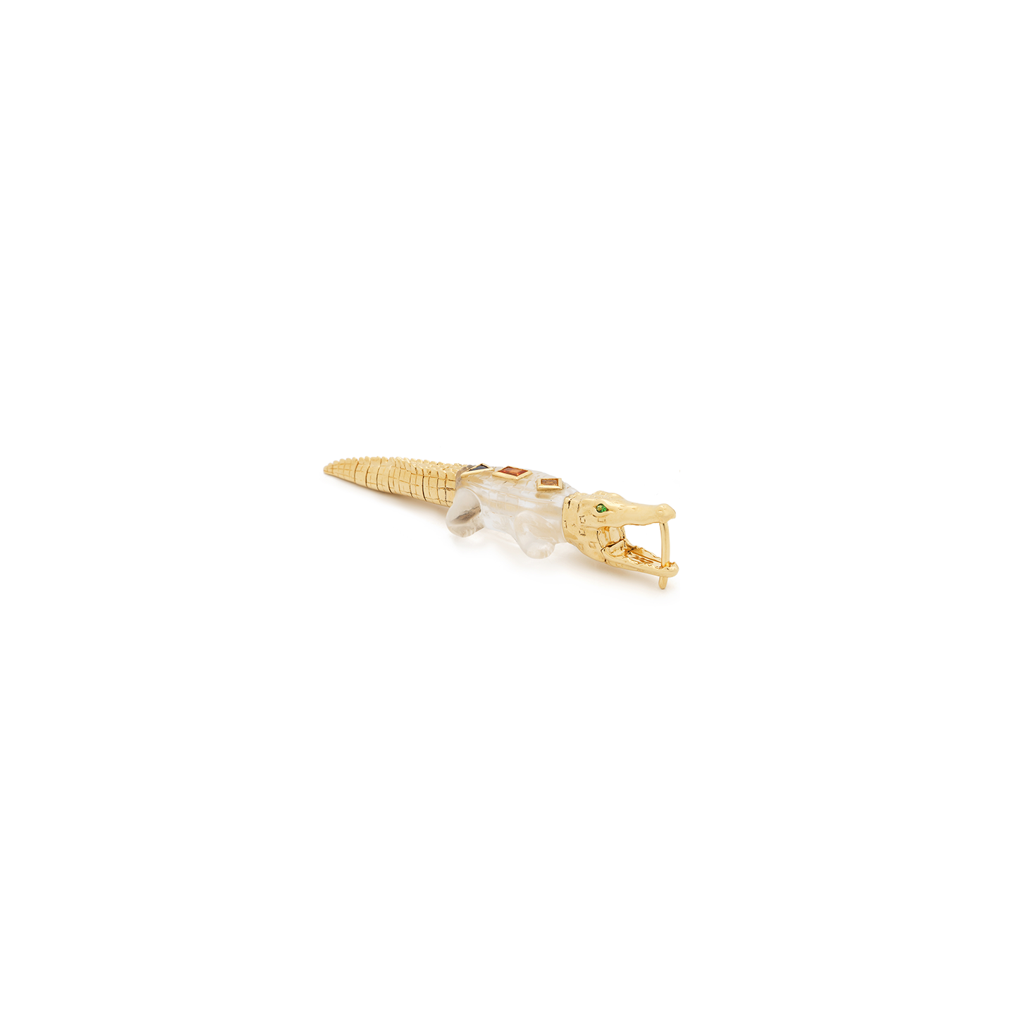Bibi Van Der Velden Alligator Pop Art Bite Earring - Single