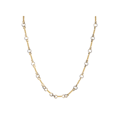 Nancy Newberg Twist Bar Link Necklace