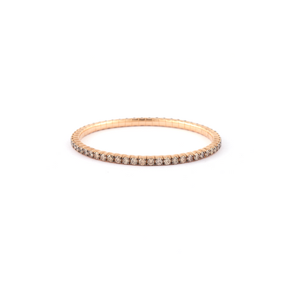 Sylva & Cie Chocolate Diamond Stretch Bracelet