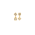 Nancy Newberg Princess Diamond Stud Earring-SINGLE