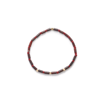 Luis Morais Three 14k Yellow Gold Mini Tetras on Beaded Bracelet
