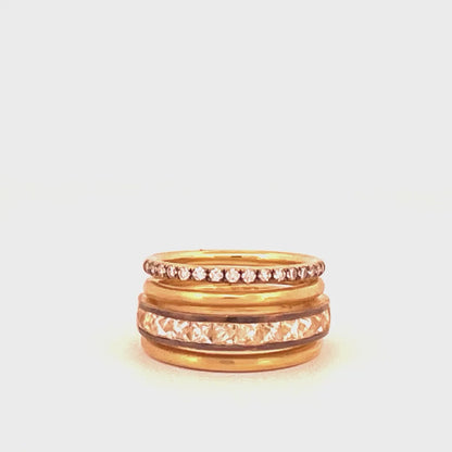 Sylva & Cie Spiral Diamond Ring