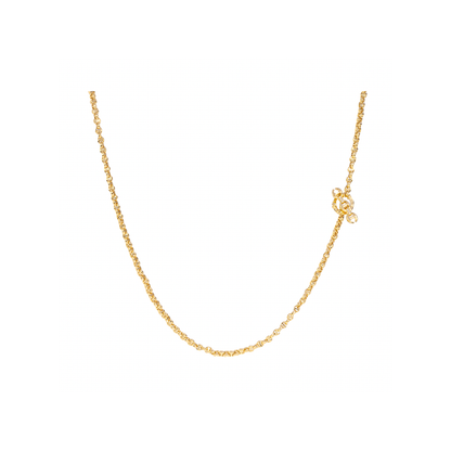 Hoorsenbuhs Yellow Gold Lasso Micro Chain Necklace
