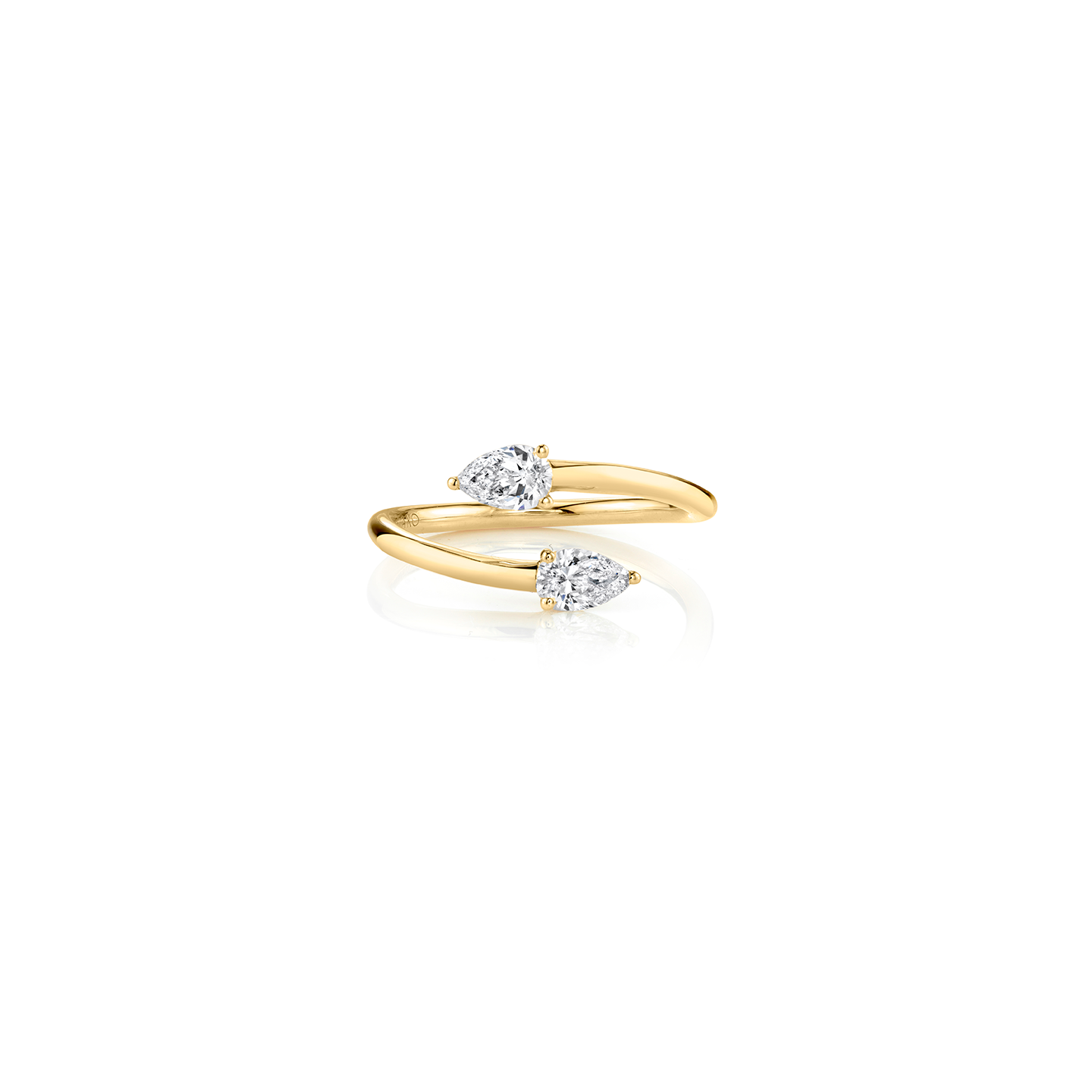 Anita Ko Two Stone Diamond Claw Ring