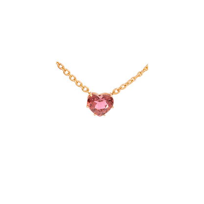 Irene Neuwirth 'Love' One-Of-A-Kind Pink Tourmaline Heart Necklace