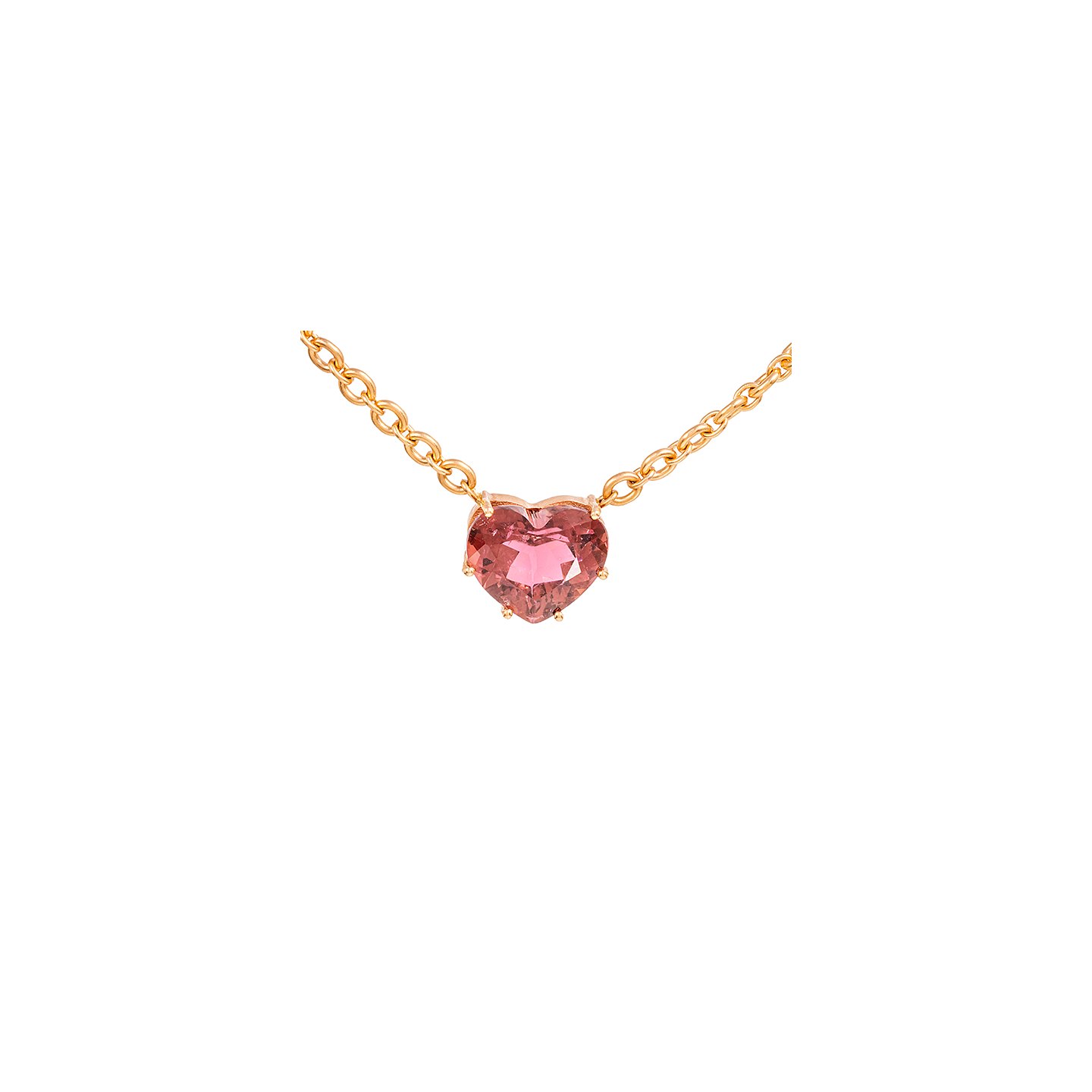 Irene Neuwirth 'Love' One-Of-A-Kind Pink Tourmaline Heart Necklace