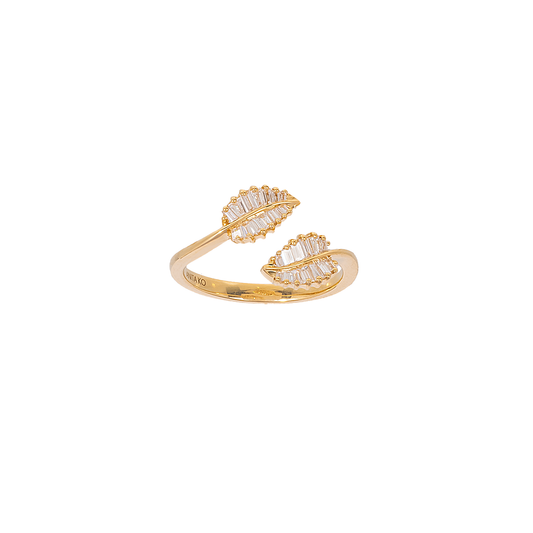 Anita Ko 'Small Palm Leaf' Ring