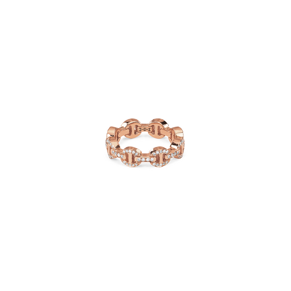 Hoorsenbuhs Dame Tri-Link Antiquated Ring – The Loupe Jewelry Hoorsenbuhs Dame Tri-Link Antiquated Ring – The Loupe Jewelry