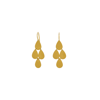 Irene Neuwirth Gold 'Classic' Four Drop Earrings