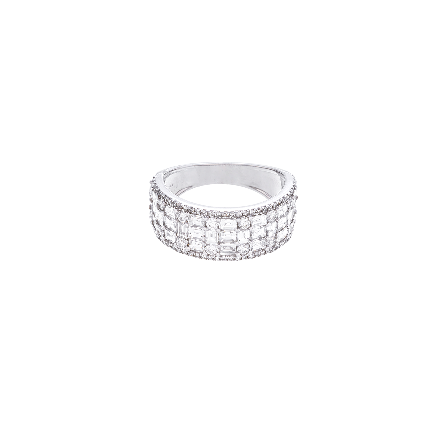 Kai Linz Diamond Baguette Statement ring