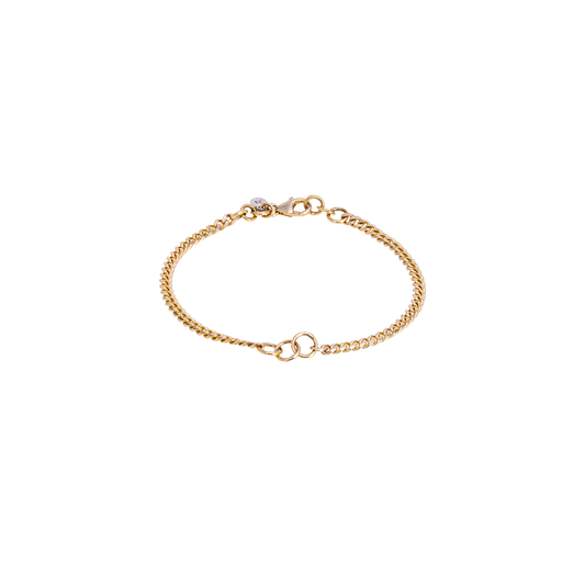 Tina Negri Gold Curb Link Bracelet