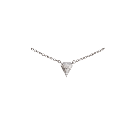 Eva Fehren Offset Grey Diamond Necklace