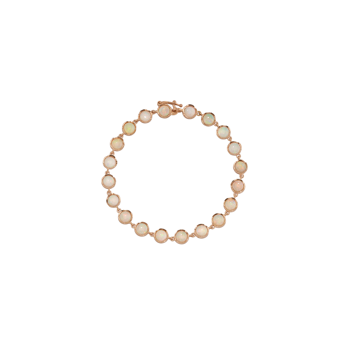 Irene Neuwirth 'Classic' Bracelet set with 5mm Opals