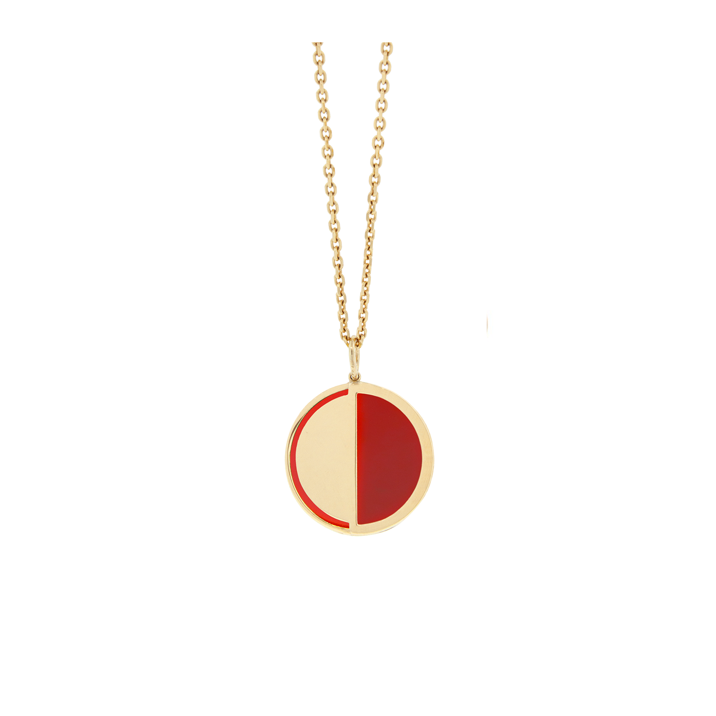 Luis Morais Double Sided Yin Yang Carnelian Pendant
