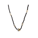 Luis Morais Hexagon Enamel Bead Necklace