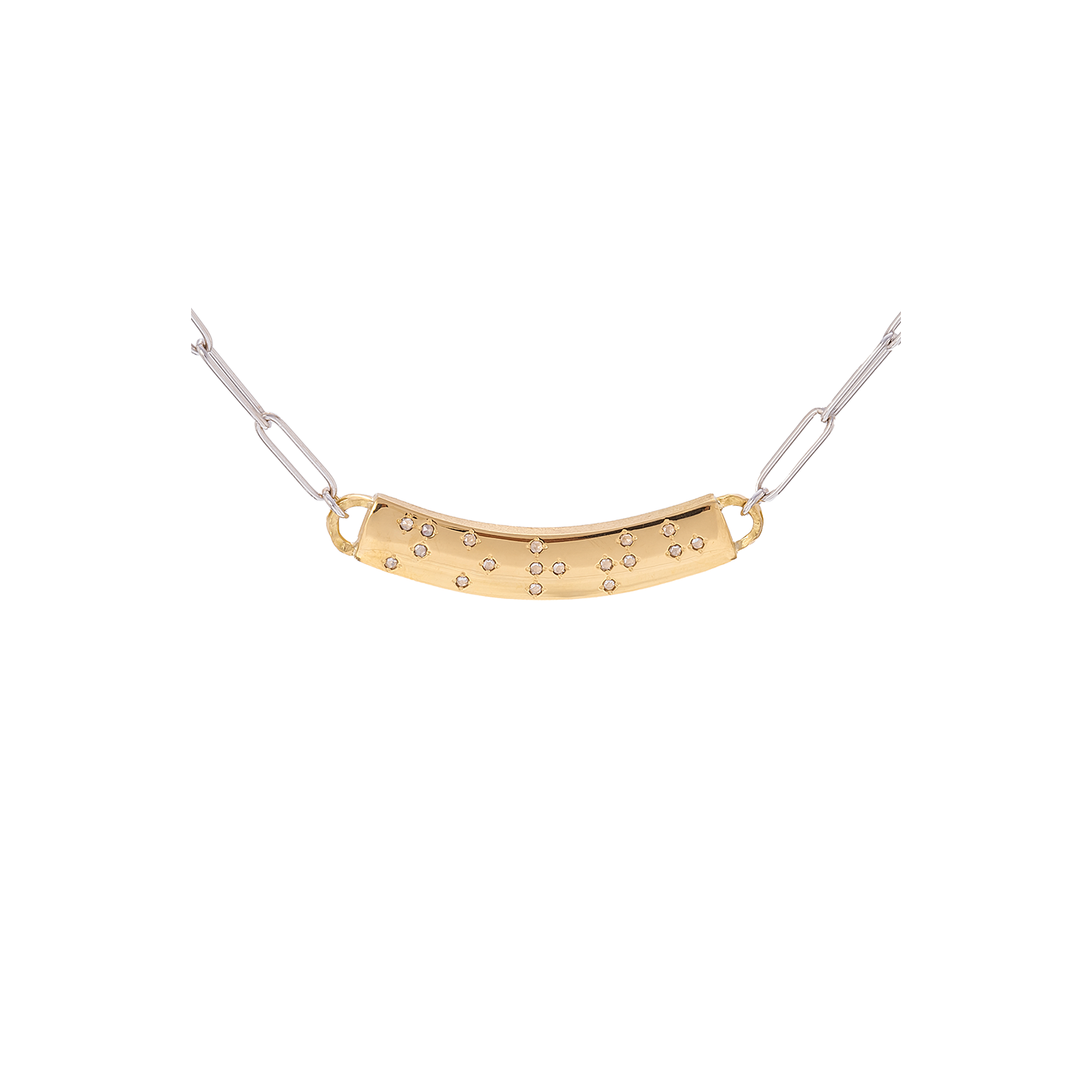 Milamore 'Self Love' Diamond Braille 'North' Necklace - Loupe Exclusive