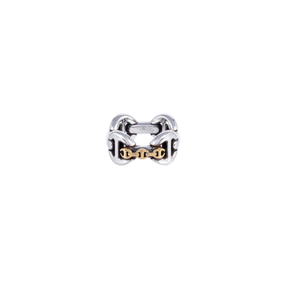 Hoorsenbuhs Sterling and Yellow Gold Affix Quad Ring