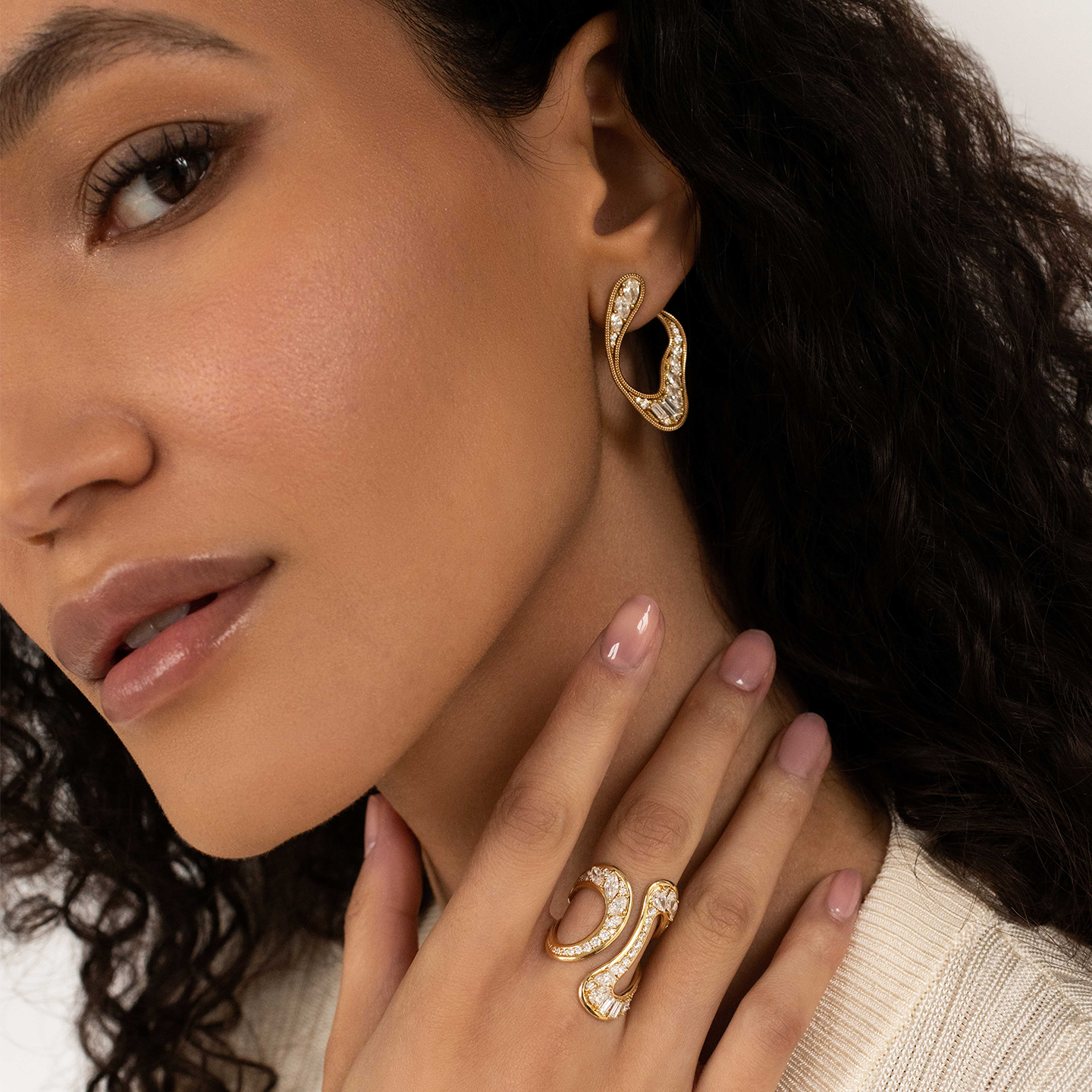 Fernando Jorge 'Stream' Loop Earrings