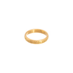 Caroline Ellen Narrow Engraved Band "Love Me It Is To Your Advantage"
