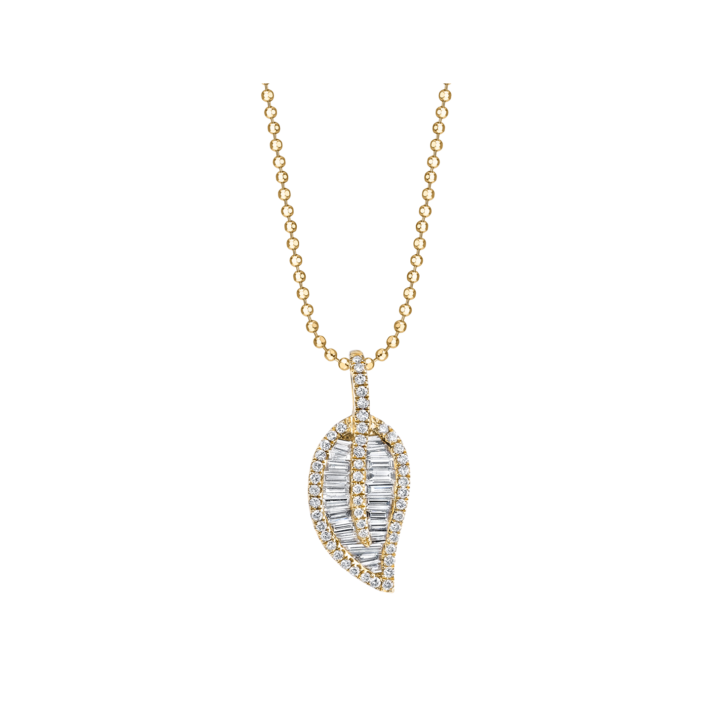 Anita Ko 'Classic Leaf' Diamond Necklace